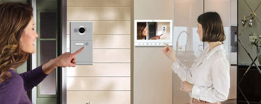 1080P WIFI Video Intercom 7 inch Monitor For Home Residencial Video Doorbell Camera Tuya Video Intercoms For Apartment Villa Home