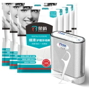 10/88/108PCS Dental Flosser Picks Teeth Stick Tooth Clean Oral cleaning Care Disposable floss thread Toothpicks Portable Box 0ral irrigator