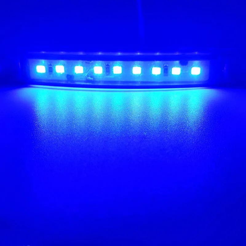 10PCS 9 SMD Light Oval Clearance Trailer 24V Truck Lorry Caravan Camion LED Side Marker Indicator Lamp 12V Luces Remolque