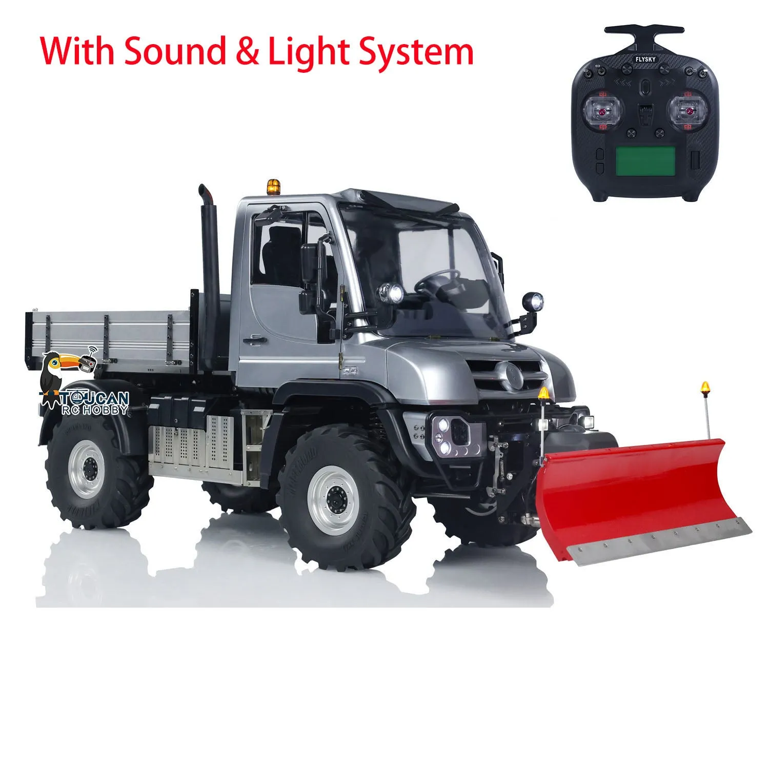 1/10 U423 4X4 Hydraulic RC Off-road Vehicles Remote Control Rock Crawler Climbing Car Model ST8 PNP Version Painted Light Sound
