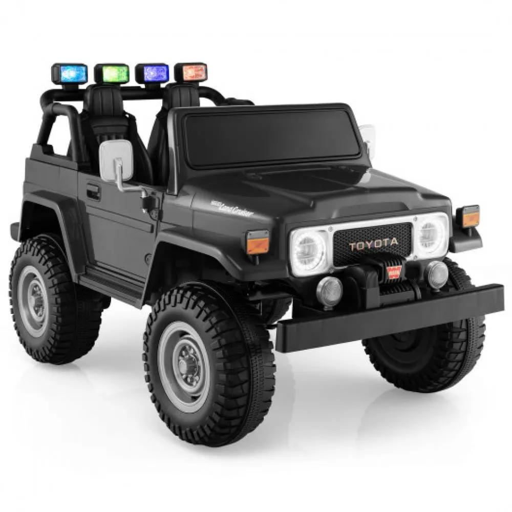 12V 2-Seat Licensed Kids Ride On Toyota FJ40 Car with 2.4G Remote Control-Red