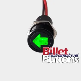 14mm 'INDICATOR TURN SYMBOL' LED Pilot Light Small Compact 12V Arrows