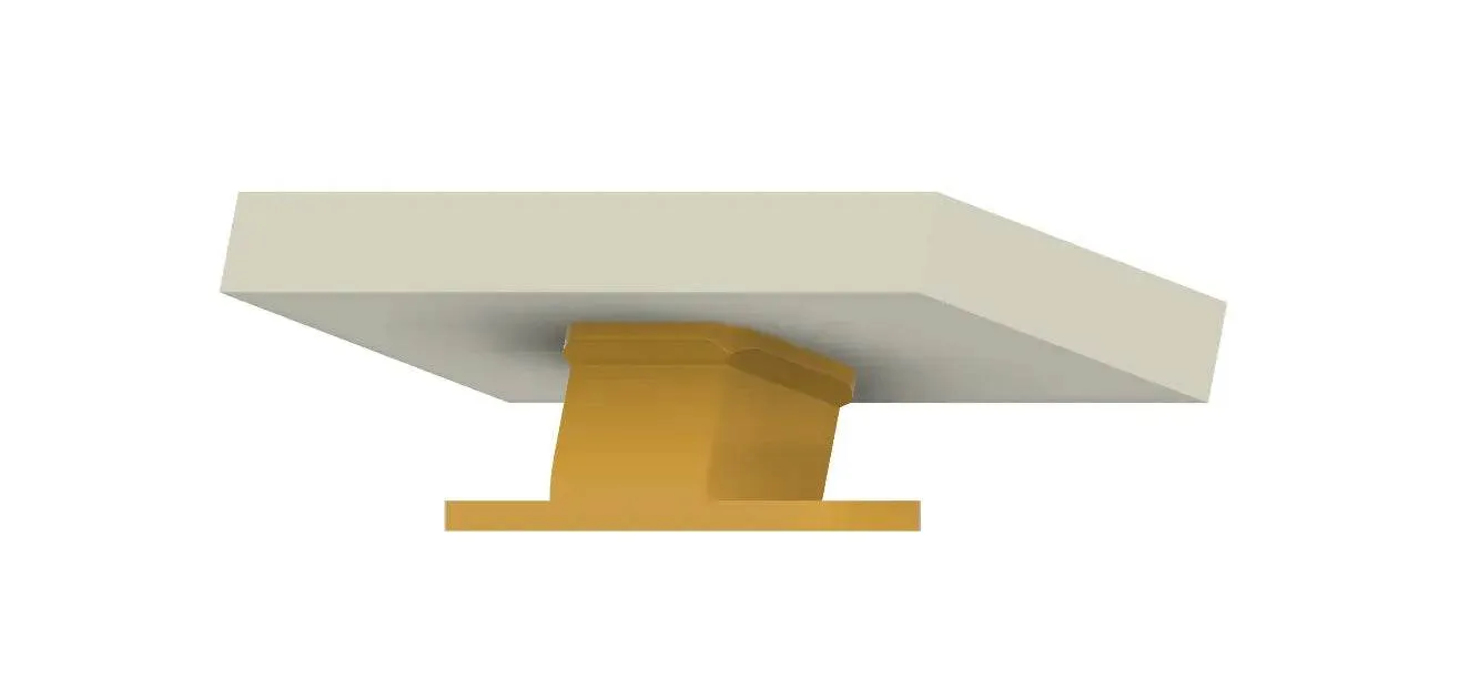 15º Offset Corner Trim Doorbell Mount for Brick Storm Door Area ( 5/8 extension from bracket for metal frame extension)