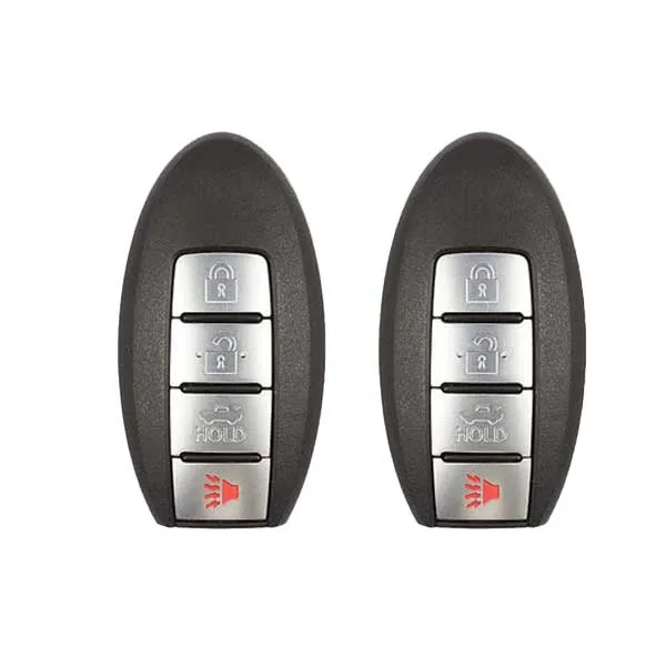 2 x 2007-2012 Nissan Maxima / Sentra / 4-Button Smart Key / PN: 285E3-EW81D / CWTWBU735 (AFTERMARKET) (Bundle of 2)