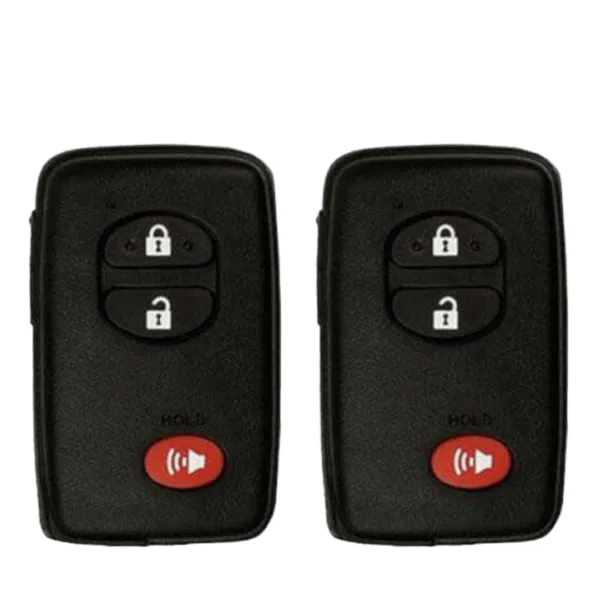 2 x 2010-2012 Toyota RAV4 / 3-Button Smart Key / PN: 89904-0R060 / HYQ14AEM (AFTERMARKET) (Pack Of 2)