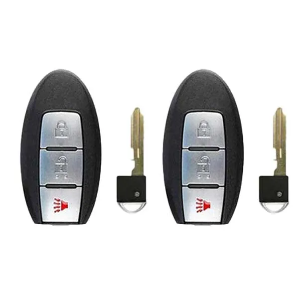 2 x 2011-2018 Nissan / 3-Button Smart Key / PN: 285E3-1KM0D / CWTWB1U808 (AFTERMARKET) (Bundle of 2)