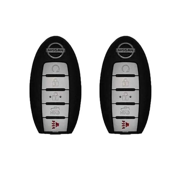 2 x 2013 - 2015 Nissan Altima Maxima / 5-Button Prox Smart Key / PN: 285E3-9HP5B / KR5S180144014 (OEM) (Bundle of 2)