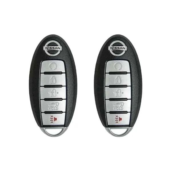 2 x 2013-2016 Nissan Pathfinder / 5-Button Smart Key / PN: 285E3-9PA5A / KR5S180144014 (OEM) (Bundle of 2)