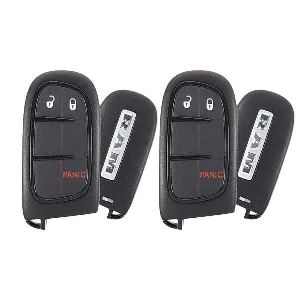 2 x 2013-2018 Dodge Ram / 3-Button Smart Key / PN: 56046954AG / GQ4-54T (OEM Refurb) (Bundle of 2)