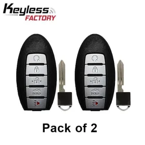 2 x 2013-2024 Nissan Armada / 5-Button Smart Key / CWTWB1G744 (AFTERMARKET) (PACK OF 2)
