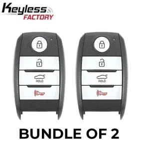 2 x 2014-2016 Kia Forte / 4-Button Smart Key / PN: 95440-A7500 / CQOFN00040 (AFTERMARKET) (BUNDLE OF 2)
