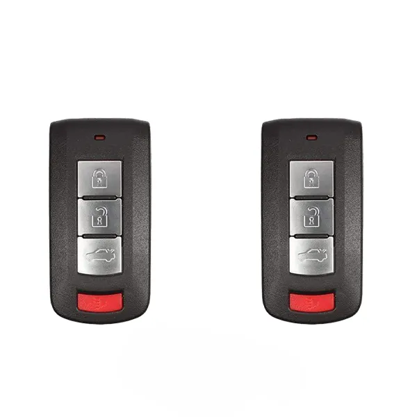 2 x 2016-2020 Mitsubishi Mirage G4 / 4-Button Smart Key / PN: 8637B424 / OUC003M (AFTERMARKET) (Pack of 2)