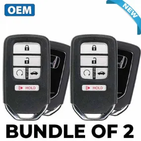 2 x 2016-2021 Honda Civic / 5-Button Smart Key / PN: 72147-TBA-A11 / KR5V2X (OEM) (BUNDLE OF 2)