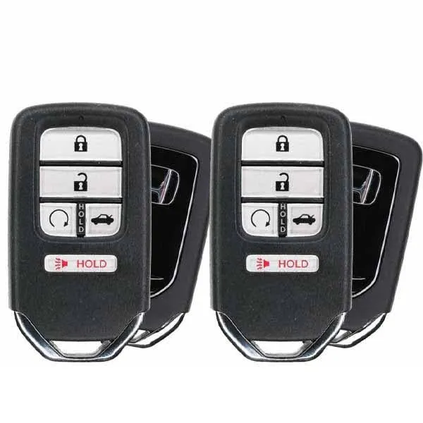 2 x 2016-2021 Honda Civic / 5-Button Smart Key / PN: 72147-TBA-A11 / KR5V2X (OEM) (BUNDLE OF 2)