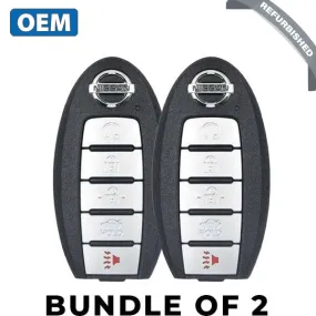 2 x 2019-2020 Nissan Altima / 5-Button Smart Key / PN: 285E3-6CA6A / KR5TXN4 (OEM Refurb) (BUNDLE OF 2)