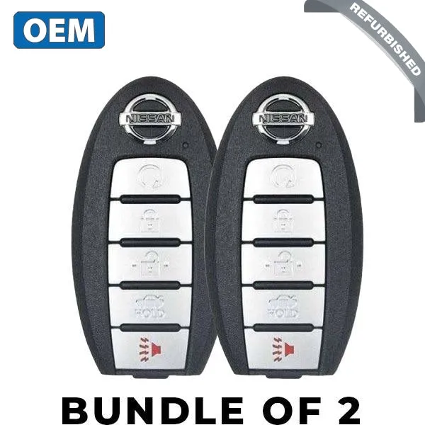 2 x 2019-2020 Nissan Altima / 5-Button Smart Key / PN: 285E3-6CA6A / KR5TXN4 (OEM Refurb) (BUNDLE OF 2)