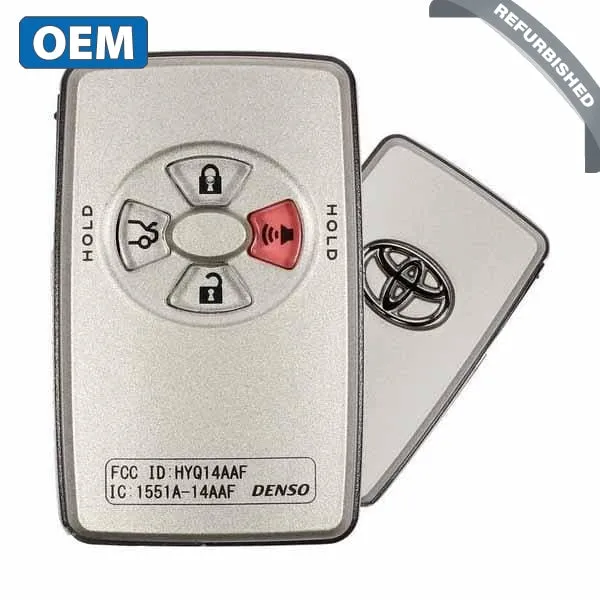 2005-2007 Toyota Avalon / 4-Button Smart Key / PN: 89904-07030 / HYQ14AAF (OEM Refurb)