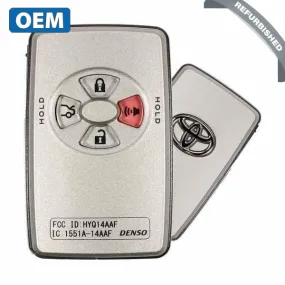 2005-2007 Toyota Avalon / 4-Button Smart Key / PN: 89904-07030 / HYQ14AAF (OEM Refurb)