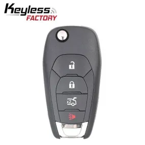 2016-2019 Chevrolet Cruze / 4-Button Flip Key / PN: 13514135 /  LXP-T004 / 433 MHz / XL8 (AFTERMARKET)