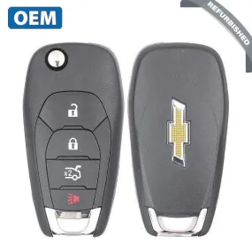 2016-2019 Chevrolet Cruze / 4-Button Flip Key / PN: 13514135 /  LXP-T004 / 433 Mhz / XL8 (OEM Refurb)