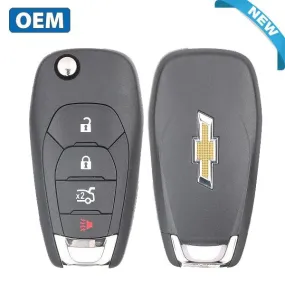 2016-2019 Chevrolet Cruze / 4-Button Flip Key / PN: 13514135 /  LXP-T004 / 433 Mhz / XL8 (OEM)