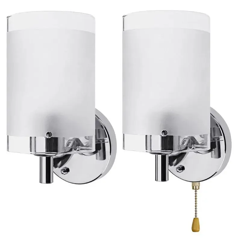 2021 New AC85-265V E27 LED Wall Light Modern Glass Decorative Lighting Sconce Fixture Lamp