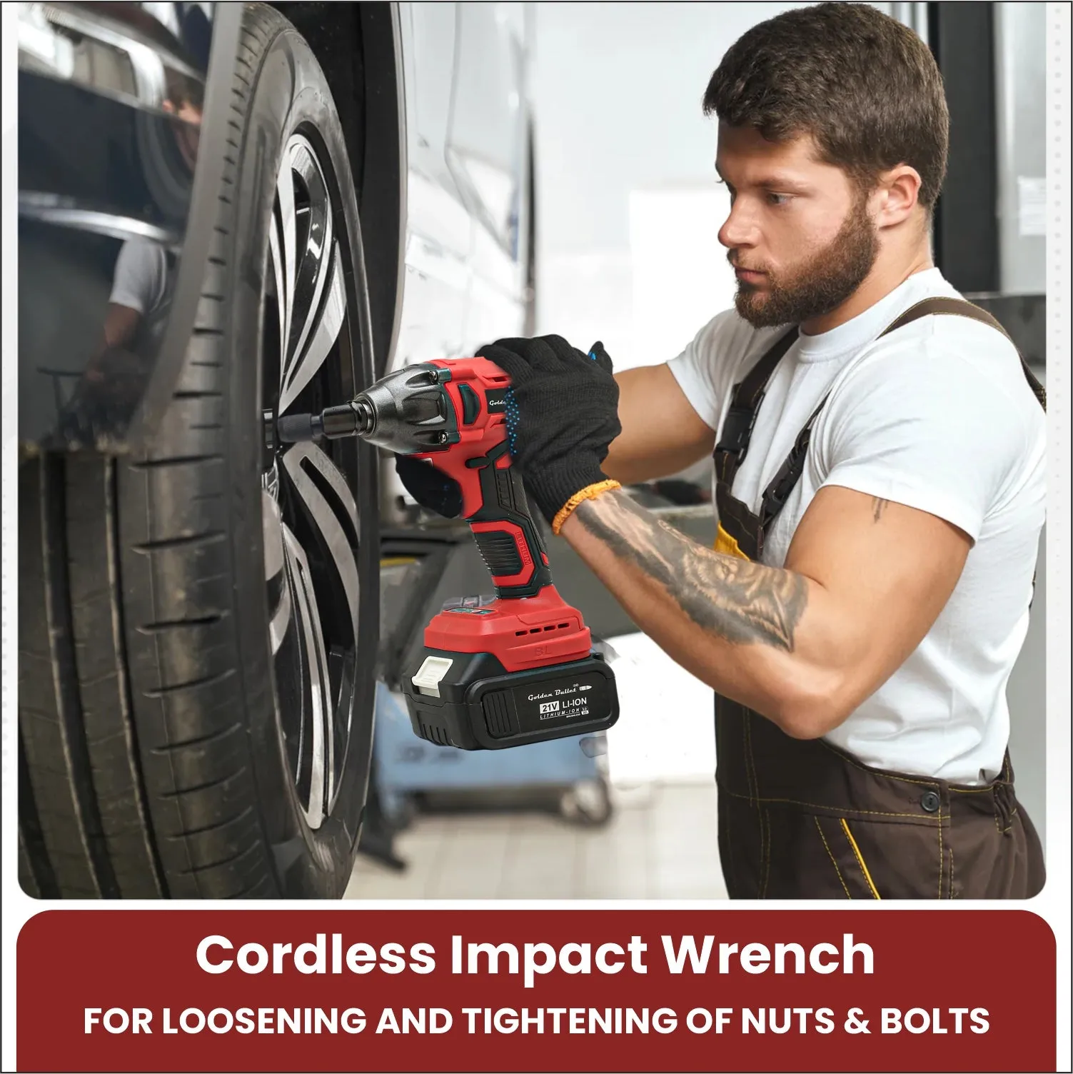 21V 300Nm Brushless Cordless Impact Wrench CIW2145