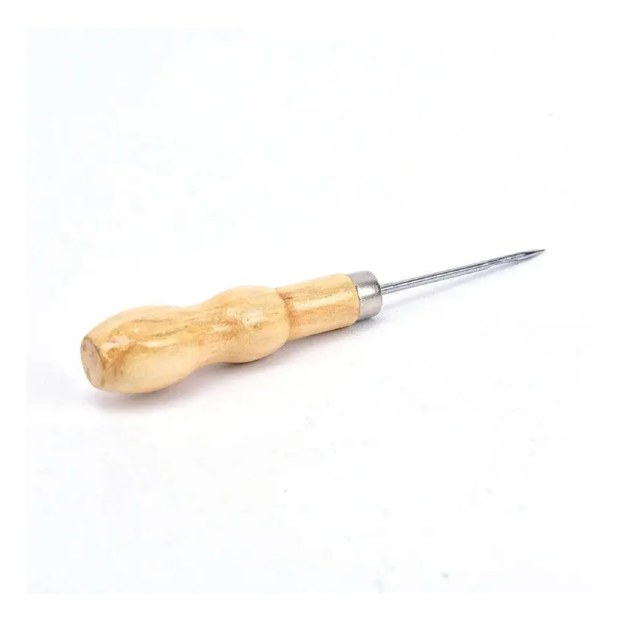 2pcs Wooden Handle Sewing Awl, Speedy Hand Stitcher For DIY Sew Repairing Canvas Leather