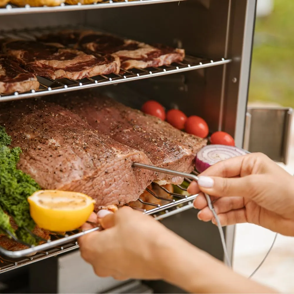 30 Inch Electric Smoker with Glass Door