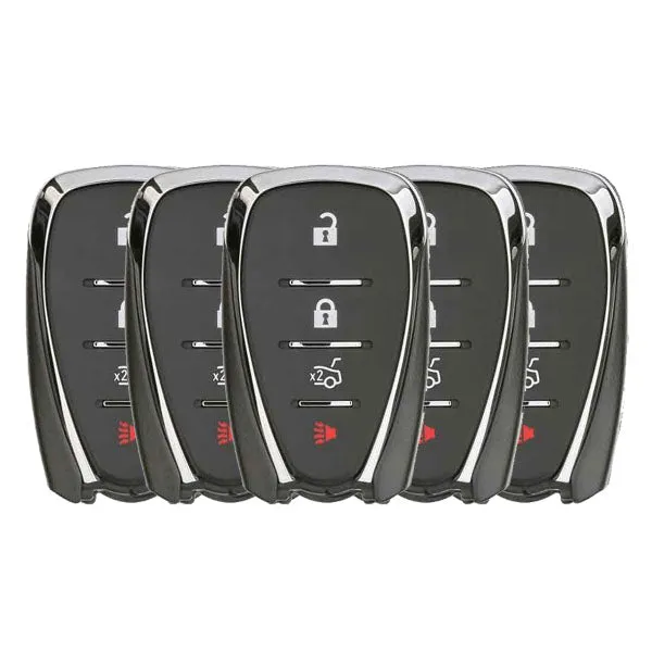 5 x 2016-2022 Chevrolet / 4-Button Smart Key / HYQ4EA / 433 MHz (AFTERMARKET) (Pack of 5)