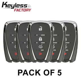 5 x 2016-2022 Chevrolet / 4-Button Smart Key / HYQ4EA / 433 MHz (AFTERMARKET) (Pack of 5)