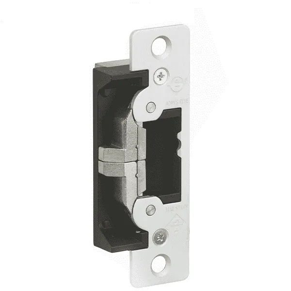 Adams Rite - 7430 - Electric Strike for Adams Rite or Deadlatches or Cylindrical Locks - 1/2" to 5/8" Latchbolt  - Anodized Aluminum - Fail Safe/Fail Secure - 1-1/4" x 6-7/8" - Flat Radius Plate - 12/24 VDC