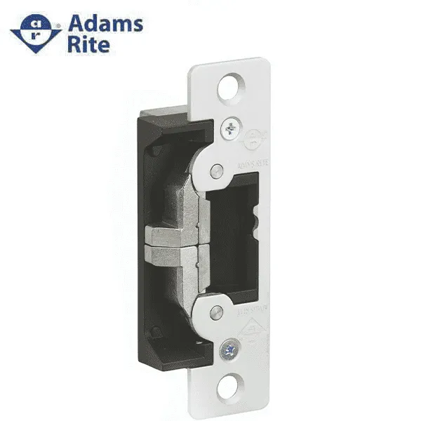 Adams Rite - 7440 - Electric Strike for Adams Rite Deadlatches & Cylindrical Locks - 1/2" to 5/8" Latchbolt - Satin Stainless - Fail Safe/Fail Secure - 12/24 VDC