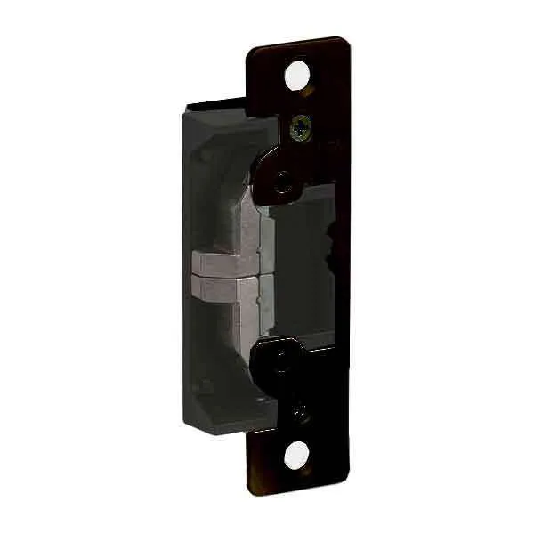 Adams Rite - 7440 - Electric Strike for Adams Rite or Deadlatches or Cylindrical Locks - 1/2" to 5/8" Latchbolt  - Black Anodized - Fail Safe/Fail Secure - 12/24 VDC