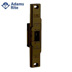 Adams Rite - 74R2 - Electric Strike for Narrow Stile Rim Exit Devices - 1/2" Pullman Latchbolt - Anodized Dark Bronze - Fail Safe/Fail Secure - 12/24 VDC