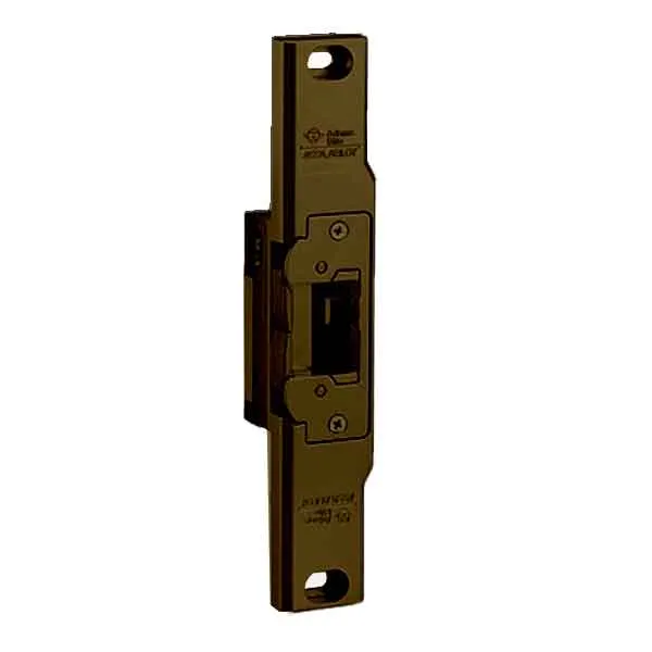 Adams Rite - 74R2 - Electric Strike for Narrow Stile Rim Exit Devices - 1/2" Pullman Latchbolt - Anodized Dark Bronze - Fail Safe/Fail Secure - 12/24 VDC