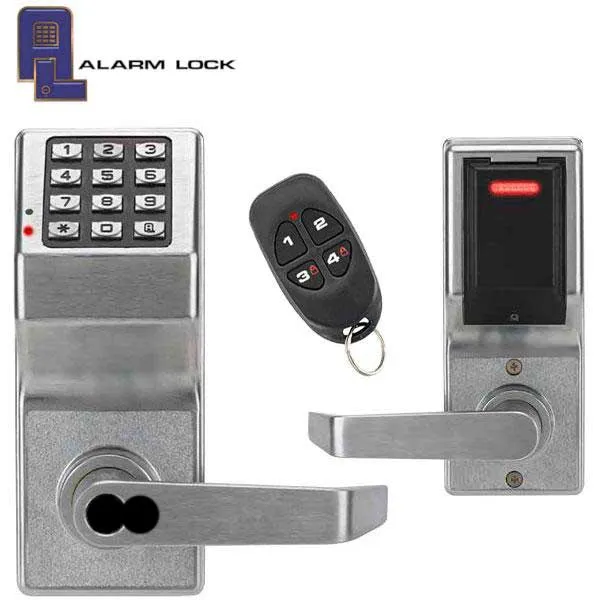 Alarm Lock Trilogy - DL2700LD - Access Control Lever Set - Remote Release FOB & Classroom Lockdown - IC Prep for Best/Falcon/Arrow - Satin Chrome