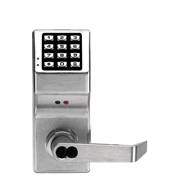 Alarm Lock Trilogy - DL3200 - Digital Keypad Lever Set w/ High Capacity Audit Trail - SFIC Prep Less Core - 26D - Satin Chrome - Grade 1