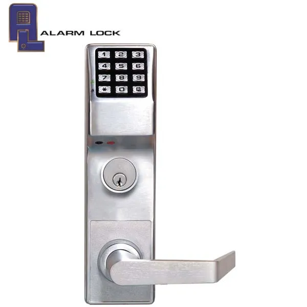Alarm Lock Trilogy - ETDLS1G - Keypad Digital Lock w/ Audit Trail - for M9900 Panic Exit Bar - 26D - Satin Chrome