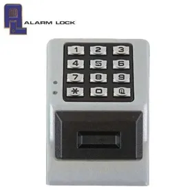 Alarm Lock Trilogy - NETPDK - Networked Wireless Proximity Keypad - 5000 Users - 35K Trail - Satin Chrome
