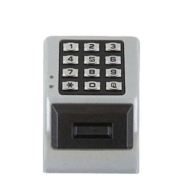 Alarm Lock Trilogy - NETPDK - Networked Wireless Proximity Keypad - 5000 Users - 35K Trail - Satin Chrome