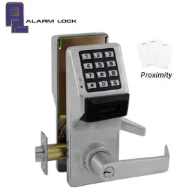 Alarm Lock Trilogy - PDL5300 - Digital PROX Double Sided Keypad Lever Set w/ Audit Trail - 26D - Satin Chrome