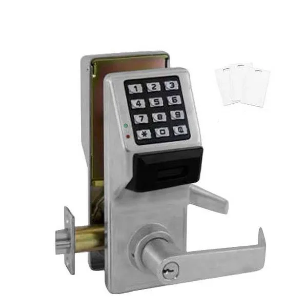 Alarm Lock Trilogy - PDL5300 - Digital PROX Double Sided Keypad Lever Set w/ Audit Trail - 26D - Satin Chrome