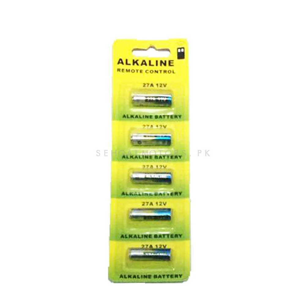 Alkaline Remote Control 27A 12V - Each Cell - For Doorbell Remote | Multiple Use Cell | Battery | Long Life Cell | Pencil Cell