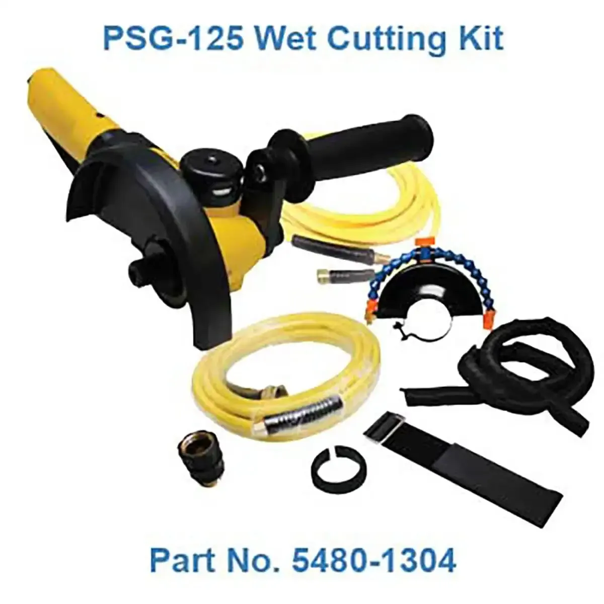 Alpha Tools PSG-125 Pneumatic Grinder 5" 5/8"-11