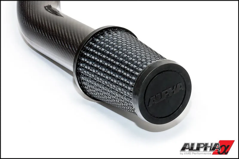 AMS Performance 2009  Nissan GT-R R35 (CBA/DBA) Alpha Carbon Fiber Intake Pipes for Stock Turbos