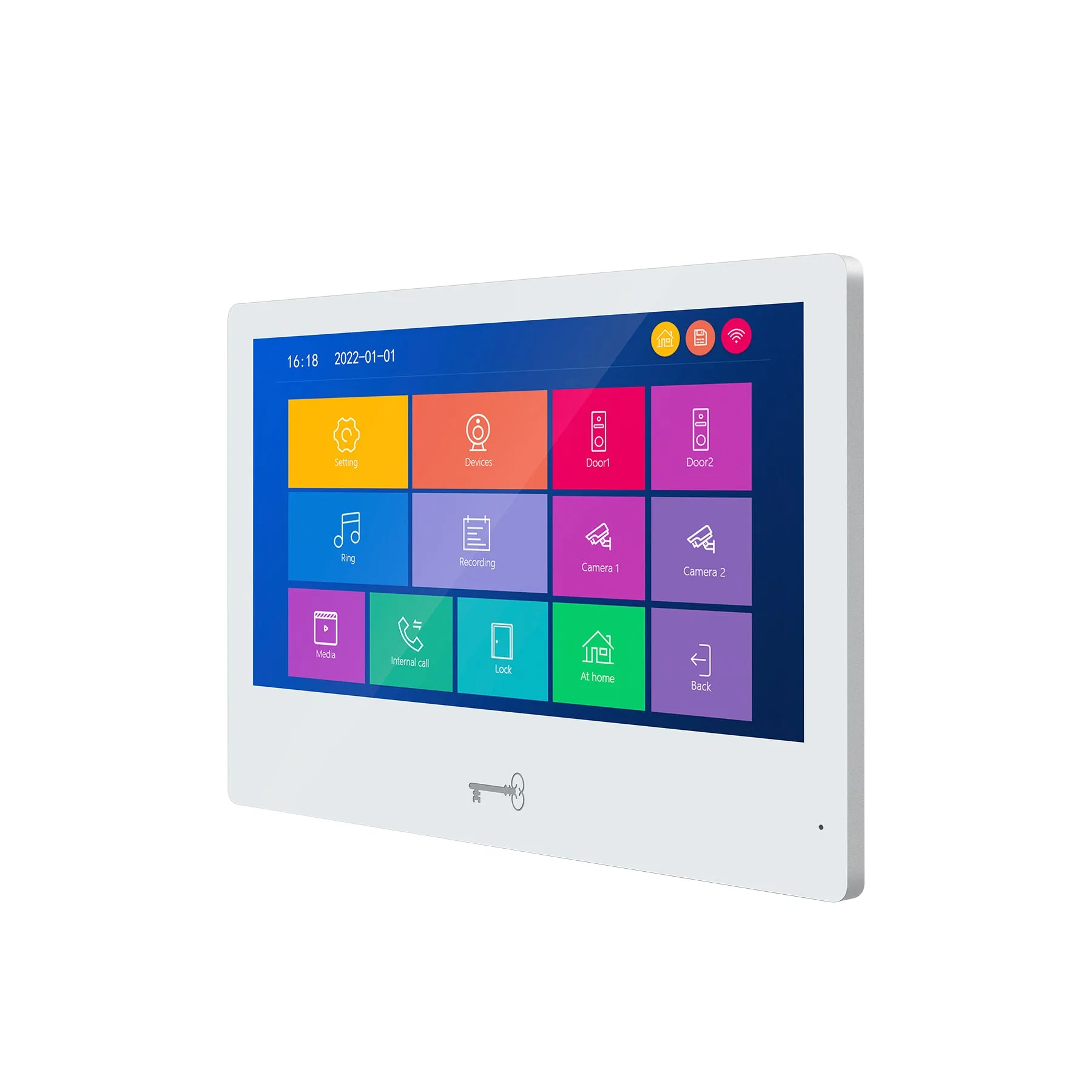 Anjielo Smart 10 inch Touch Screen Monitor with unlock button For Video Intercom