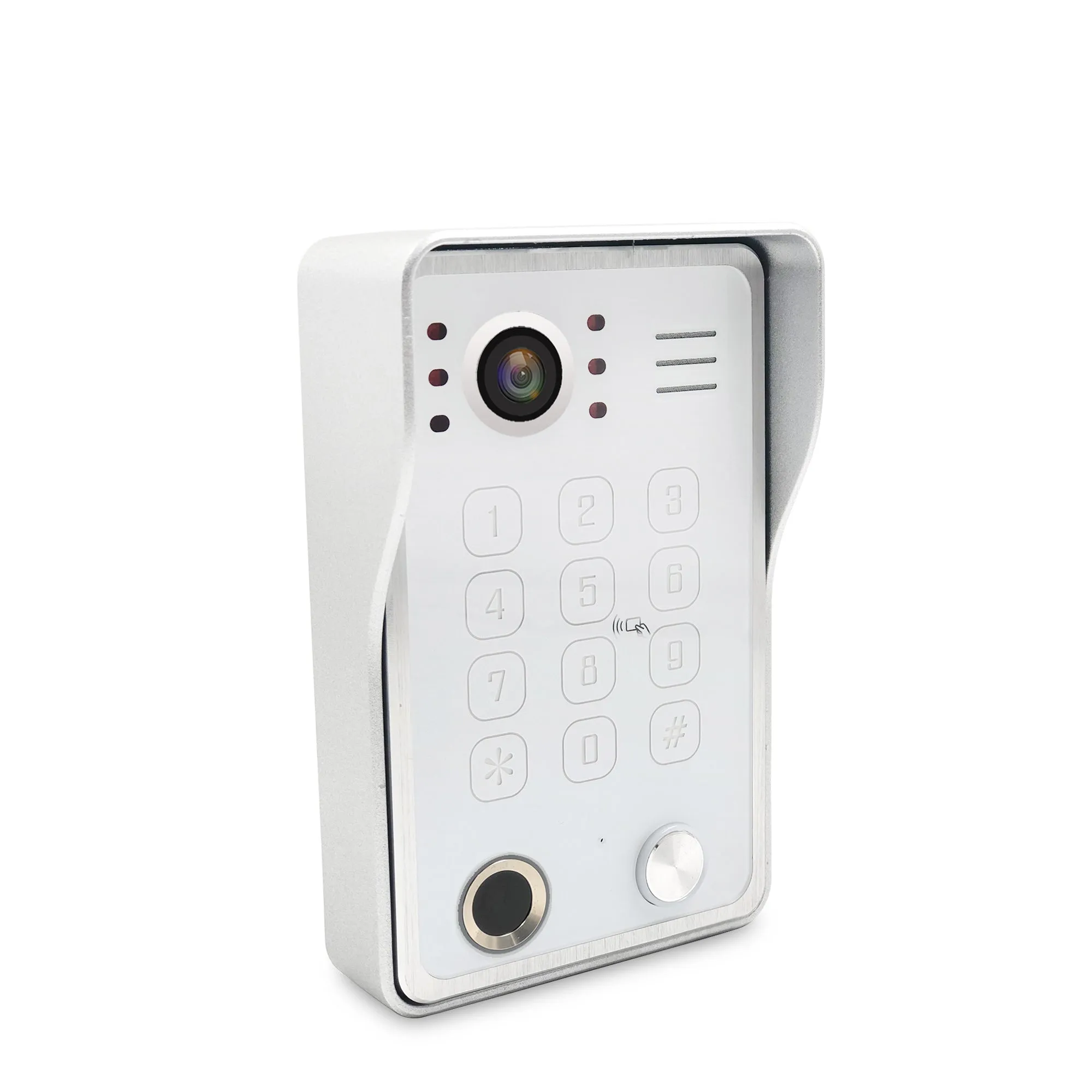 AnjieloSmart  Video DoorPhone DoorBell Waterproof Wide Angle Lens with RFID Card Passcode and fingerprint unlock