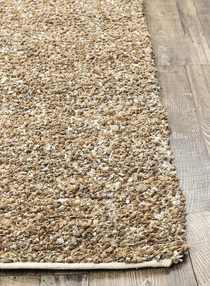Annie Beige Black Cutpile Durries