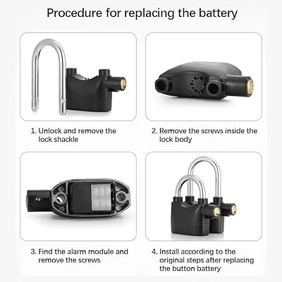 Anti-Theft Alarm Lock (Free Delivery 🚚)
